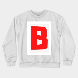 Letter b alphabet Crewneck Sweatshirt